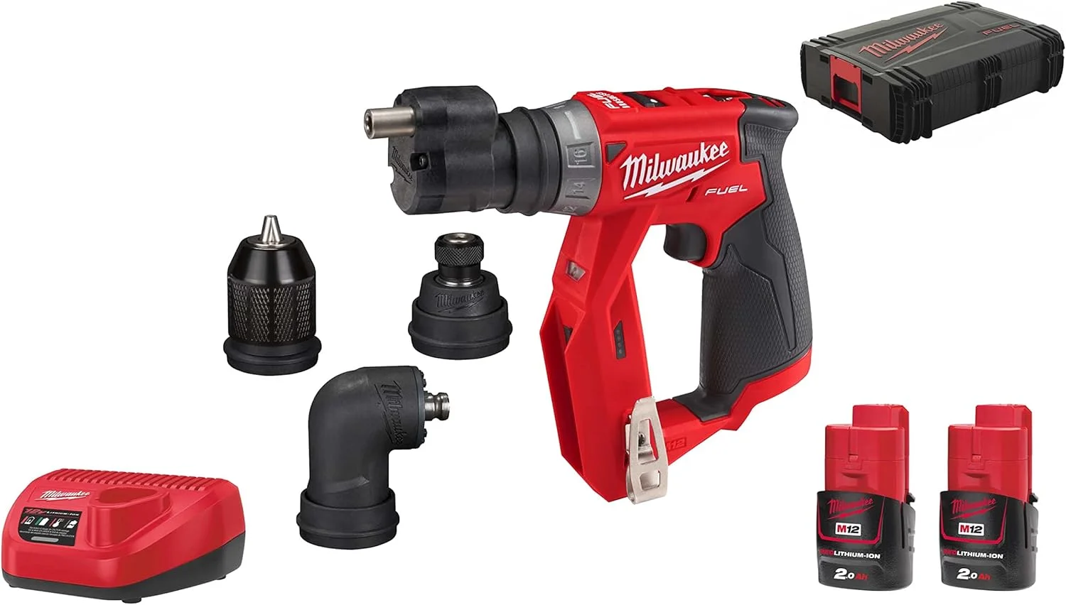 پیچ گوشتی شارژی Milwaukee M12 Fuel FPDXKIT-202X - دارای 2 باتری 2.0 آمپر - 1 شارژر 4933464979 پیچ گوشتی شارژی Milwaukee M12 Fuel FPDXKIT-202X - دارای 2 باتری 2.0 آمپر - 1 شارژر 4933464979