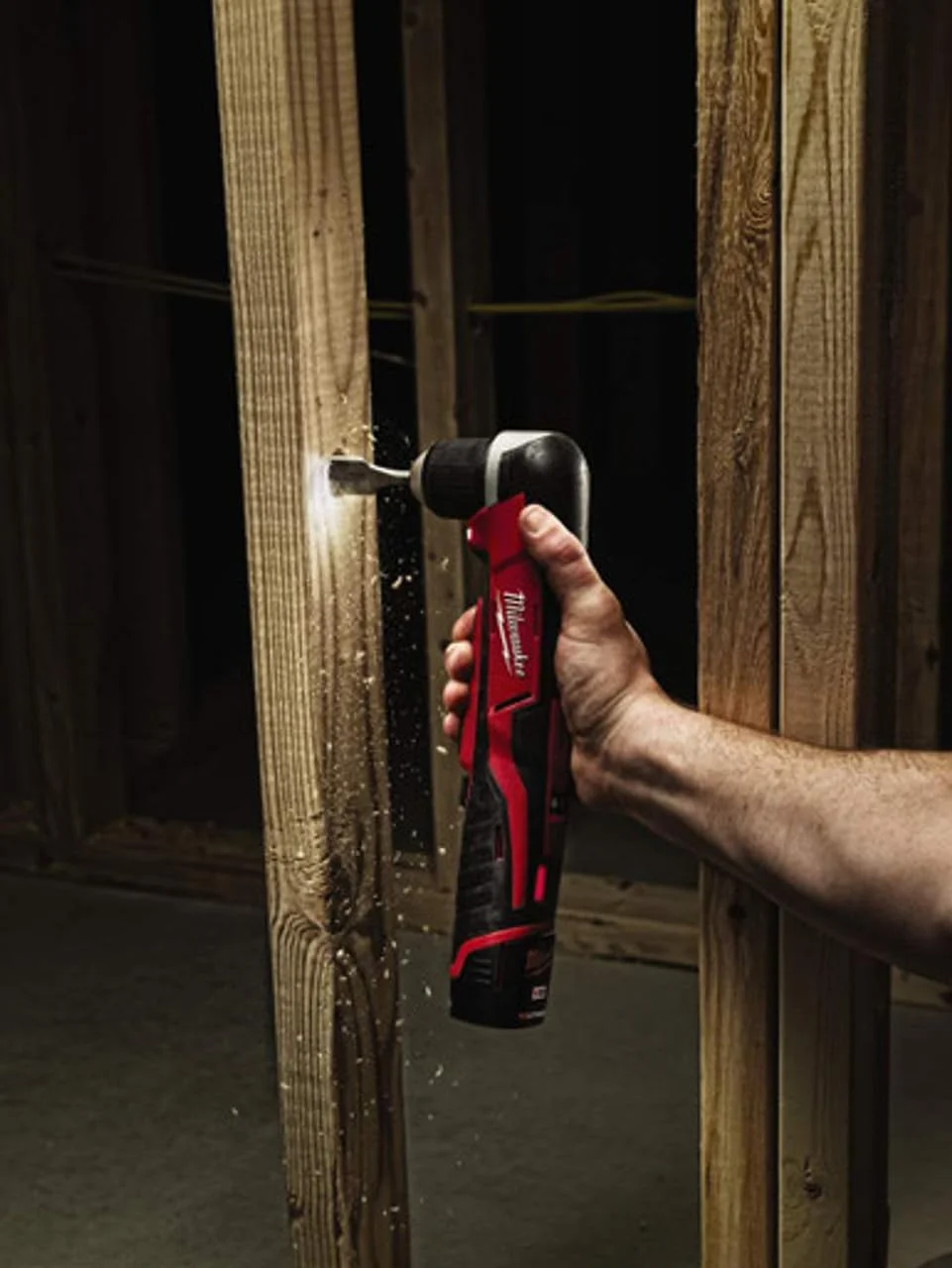 دریل شارژی زاویه ای 12 ولت 3/8 اینچ میلواکی مدل 2415-20 M12 (فقط ابزار)