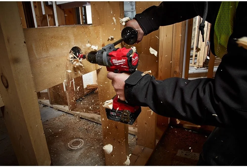 دریل/پیچ گوشتی 1/2 اینچی سوختی Milwaukee 2803-20 M18 (فقط ابزار) - حداکثر گشتاور = 1200 اینچ-پوند قرمز