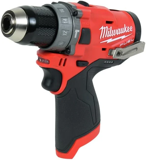 دریل چکشی Milwaukee 2598-22/M12 - 1/2 اینچ به همراه دریل ضربه ای - 1/4 اینچ (2 قطعه)