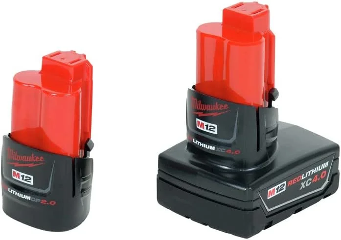 دریل چکشی Milwaukee 2598-22/M12 - 1/2 اینچ به همراه دریل ضربه ای - 1/4 اینچ (2 قطعه)