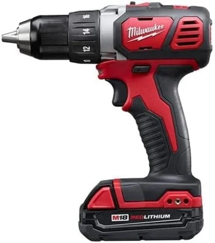 کیت دریل/پیچ گوشتی شارژی 1/2 اینچ Milwaukee M18 18V لیتیوم-یون مدل 2606-21CT