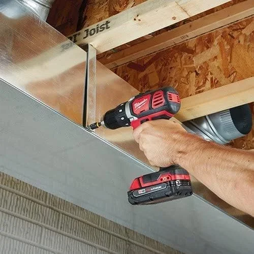 کیت دریل/پیچ گوشتی شارژی 1/2 اینچ Milwaukee M18 18V لیتیوم-یون مدل 2606-21CT