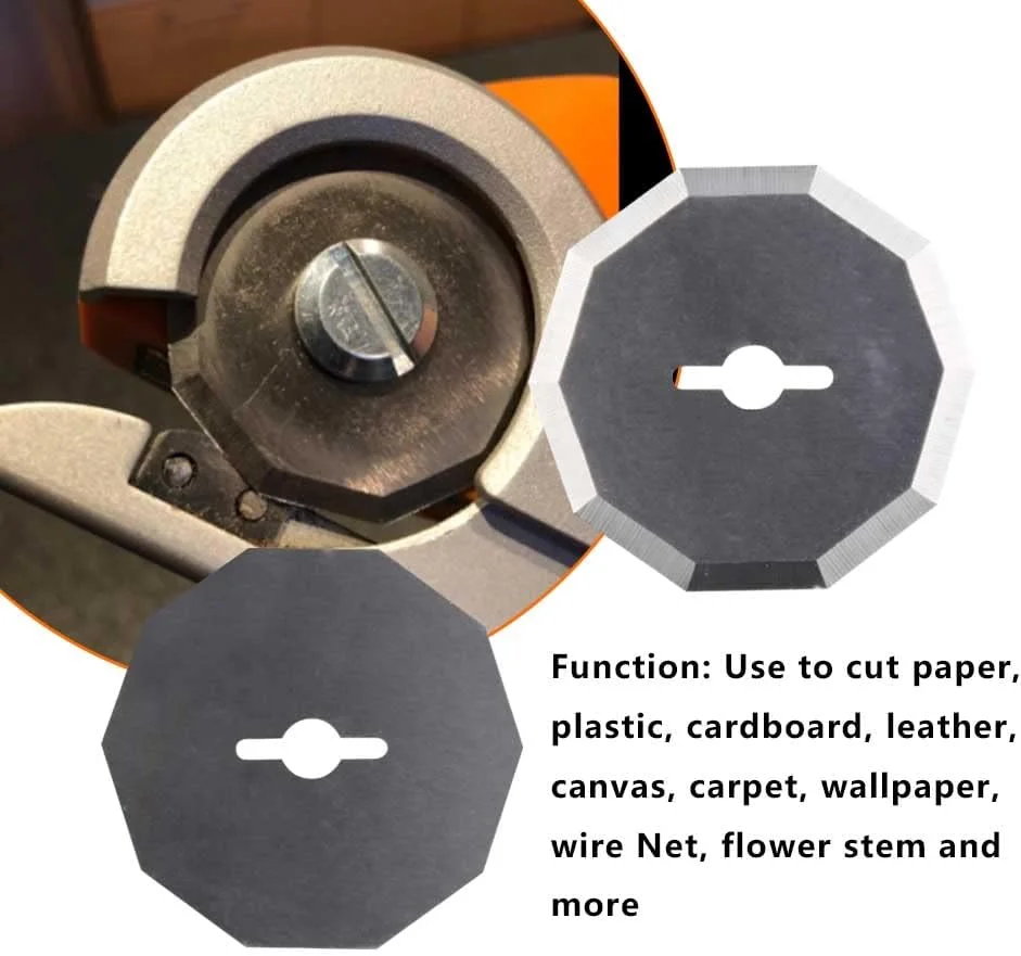 تیغه های جایگزین قیچی شارژی KINTLE مدل WA2300 4V ZipSnip (1-1/2 اینچ) - سازگار با Worx ZipSnip و پیچ گوشتی 4 ولت Black+Decker - مناسب برای RC2600K RC2601 RC2602 WX080L WX081