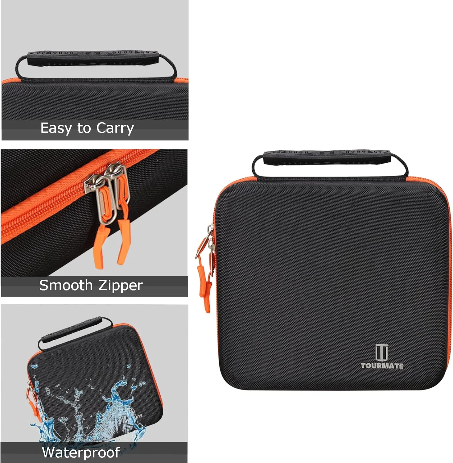 کیف حمل سخت Tourmate برای دریل شارژی BLACK+DECKER 8V MAX* به همراه 43 قطعه لوازم جانبی (BDCD8HDPK) / ست دریل برقی شارژی GardenJoy به همراه 30 عدد سری دریل/پیچ گوشتی (فقط کیف)