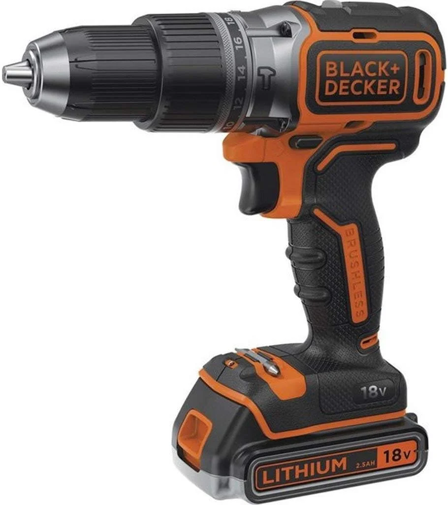 Black & Decker BL188E2K-QW Cordless Brushless Impact Drill - 2 Batteries 2.5Ah 18V