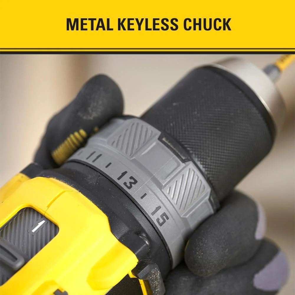 دریل پیچ گوشتی براشلس 18 ولت استنلی FATMAX V20 مدل SFMCD725B-XJ (بدون باتری)