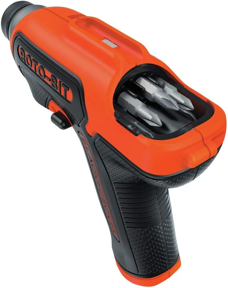 پیچ گوشتی شارژی 4 ولت حداکثر BLACK+DECKER با محفظه نگهداری سری (BDCS50C)، نارنجی پیچ گوشتی شارژی 4 ولت حداکثر BLACK+DECKER با محفظه نگهداری سری (BDCS50C)، نارنجی