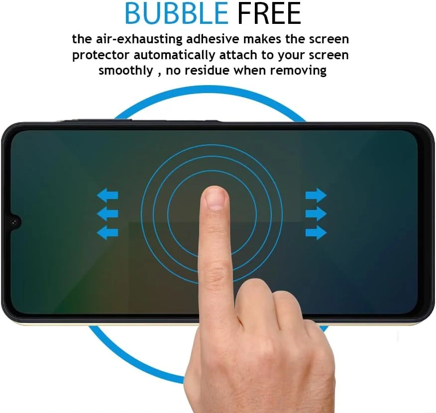 محافظ صفحه نمایش حریم خصوصی الحتروشی سازگار با محافظ سامسونگ گلکسی A06 شیشه حرارت دیده [ضد تابش][پوشش کامل HD][نصب آسان][مقاوم در برابر خراش][سختی 9H]…