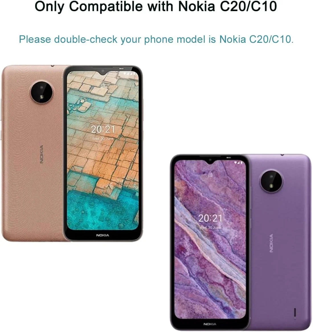 محافظ صفحه نمایش HYGMOCC برای نوکیا C20/C10، فیلم محافظ شیشه ای حرارت دیده HD، سختی 9H، نصب آسان، ضد خش، بدون حباب (1 عدد) محافظ صفحه نمایش HYGMOCC برای نوکیا C20/C10، فیلم محافظ شیشه ای حرارت دیده HD، سختی 9H، نصب آسان، ضد خش، بدون حباب (1 عدد)