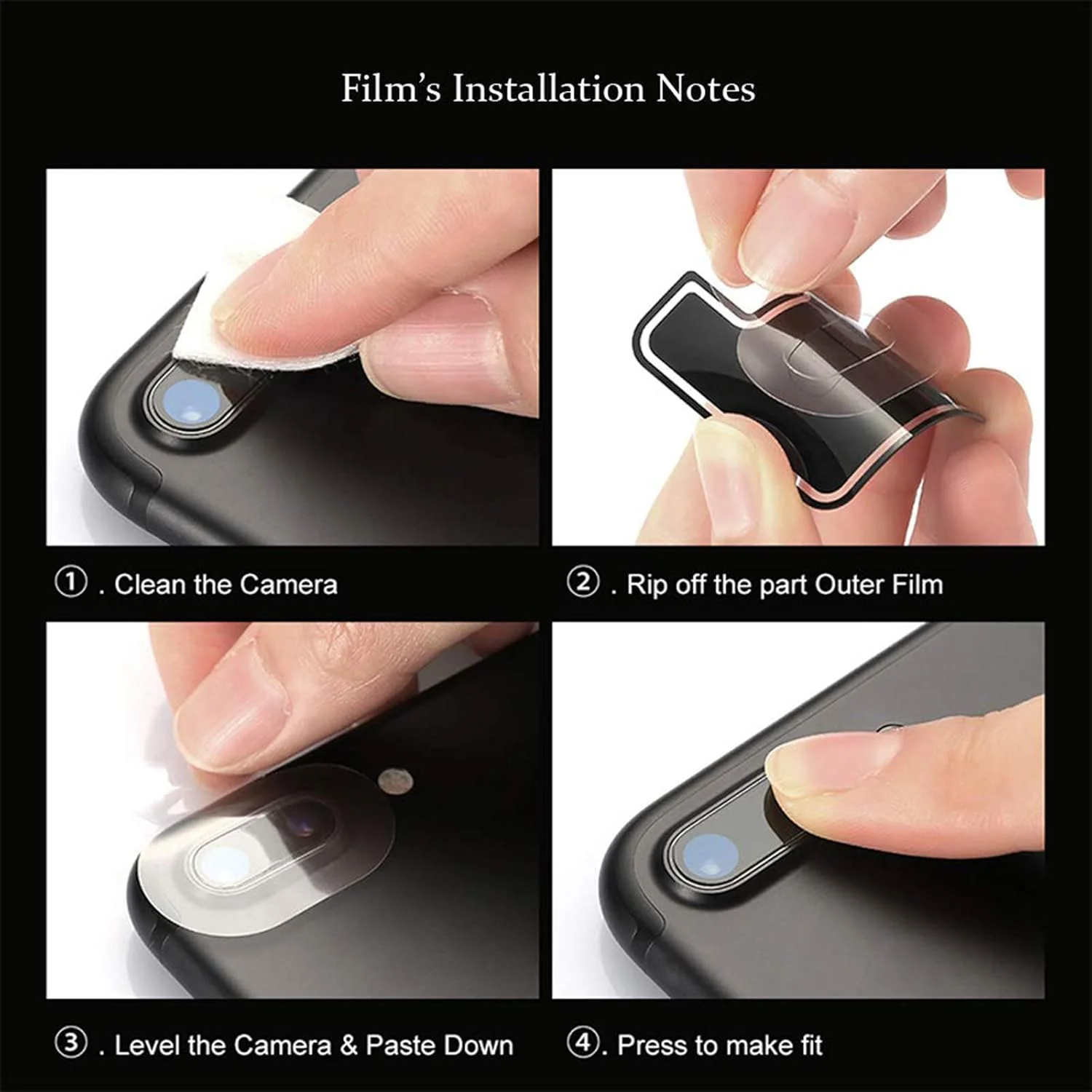 محافظ لنز دوربین پشتی نوکائر برای نوکیا 5.4، [بسته 3 عددی] محافظ لنز دوربین شیشه ای حرارت دیده فوق نازک 2.5D HD - شفاف