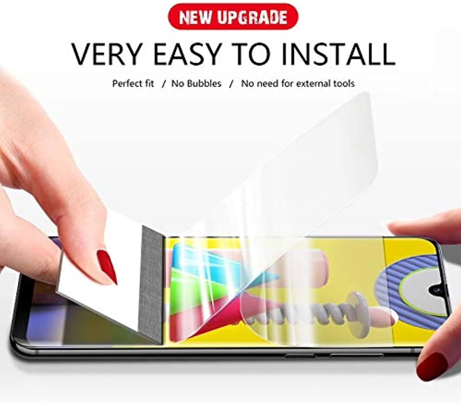 محافظ صفحه نمایش گوشی - فیلم منحنی سه بعدی برای محافظ صفحه نمایش گوشی سامسونگ گلکسی M31 پوشش کامل 6.4 اینچی فیلم هیدراتاسیون با ابزار، غیر شیشه ای (برای سامسونگ M31 یک عدد جلو و یک عدد پشت) محافظ صفحه نمایش گوشی - فیلم منحنی سه بعدی برای محافظ صفحه نمایش گوشی سامسونگ گلکسی M31 پوشش کامل 6.4 اینچی فیلم هیدراتاسیون با ابزار، غیر شیشه ای (برای سامسونگ M31 یک عدد جلو و یک عدد پشت)