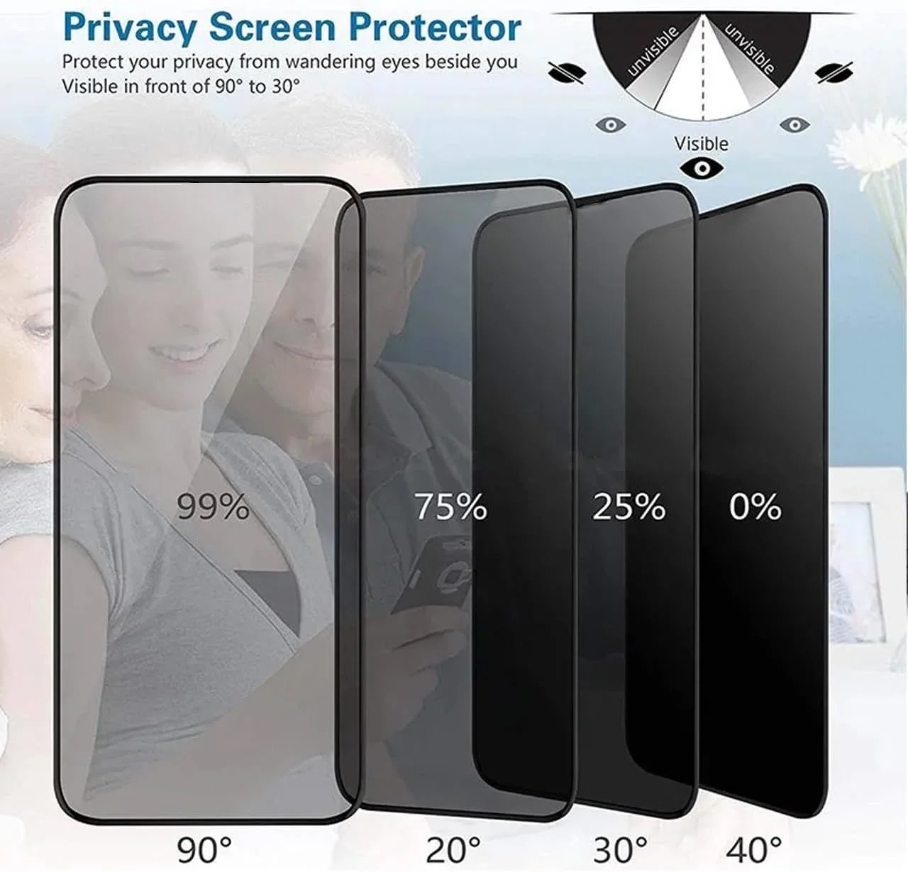 محافظ صفحه نمایش نانو سرامیکی مات حریم خصوصی پوشش کامل چسب کامل انعطاف پذیر WTech برای گوشی ناتینگ فون (2a) 5G سال 2024 (شفاف/مشکی) محافظ صفحه نمایش نانو سرامیکی مات حریم خصوصی پوشش کامل چسب کامل انعطاف پذیر WTech برای گوشی ناتینگ فون (2a) 5G سال 2024 (شفاف/مشکی)