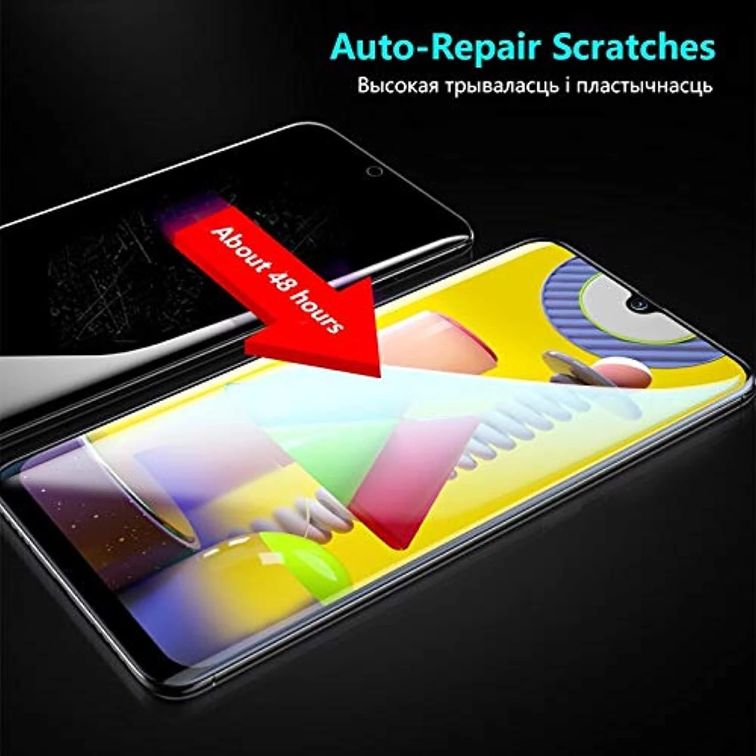 محافظ صفحه نمایش گوشی - فیلم منحنی سه بعدی برای محافظ صفحه نمایش گوشی سامسونگ گلکسی M31 پوشش کامل 6.4 اینچی فیلم هیدراتاسیون با ابزار، غیر شیشه ای (برای سامسونگ M31 یک عدد جلو و یک عدد پشت) محافظ صفحه نمایش گوشی - فیلم منحنی سه بعدی برای محافظ صفحه نمایش گوشی سامسونگ گلکسی M31 پوشش کامل 6.4 اینچی فیلم هیدراتاسیون با ابزار، غیر شیشه ای (برای سامسونگ M31 یک عدد جلو و یک عدد پشت)