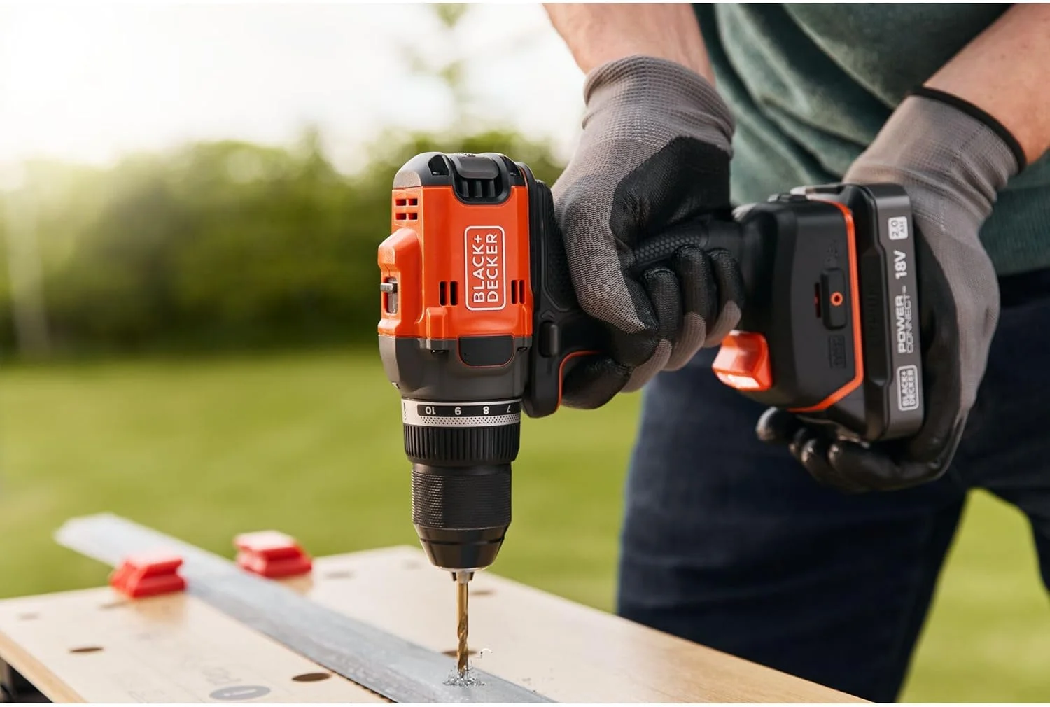 دریل پیچ گوشتی براشلس 18 ولت بلک اند دکر مدل BLD682XN-XJ، بدون باتری