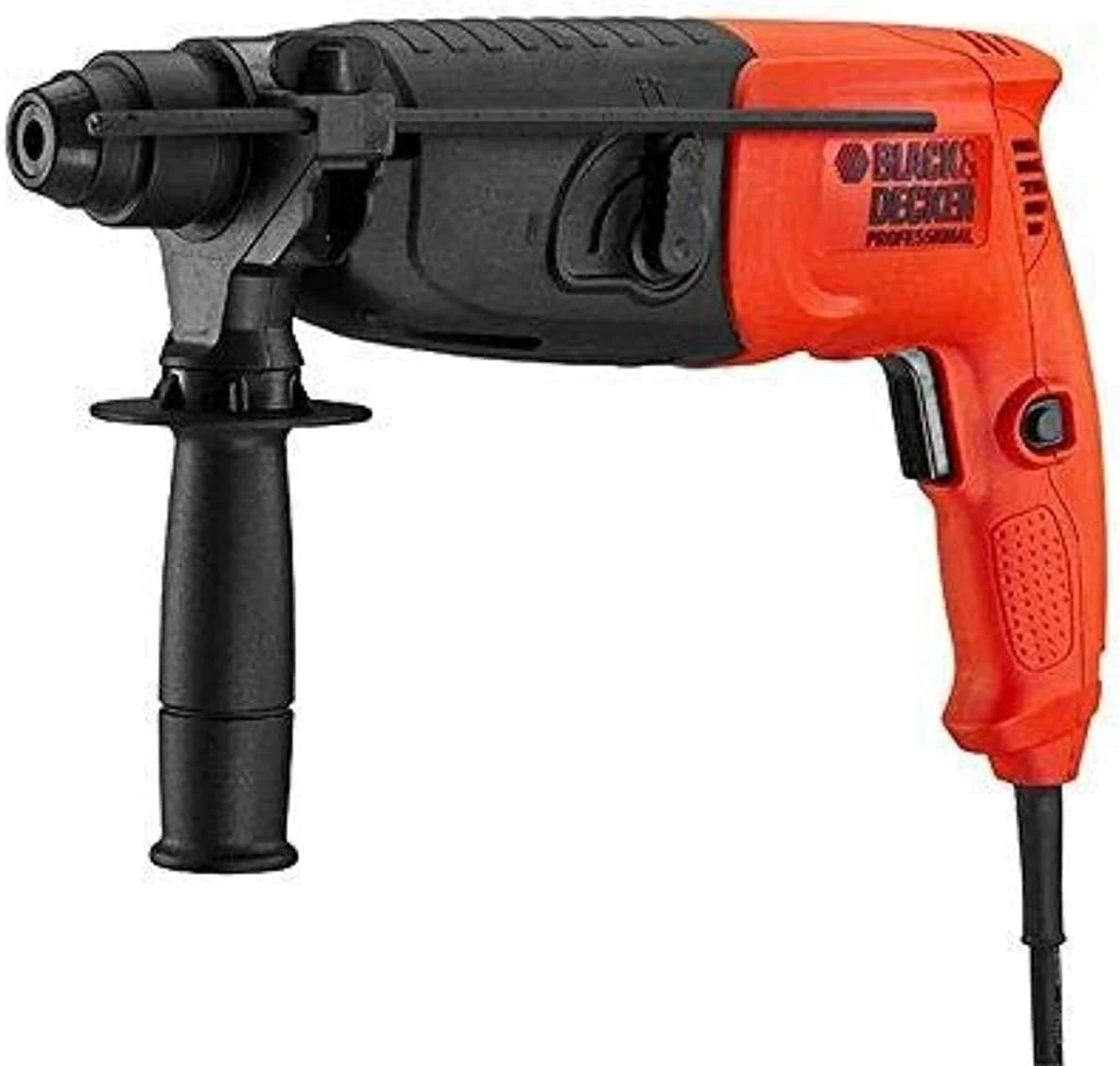 دریل چکشی 20 میلی‌متری بلک اند دکر 620 وات 2 حالته 2 کیلوگرمی SDS پلاس به همراه جعبه ابزار مدل BDHR202K-B5