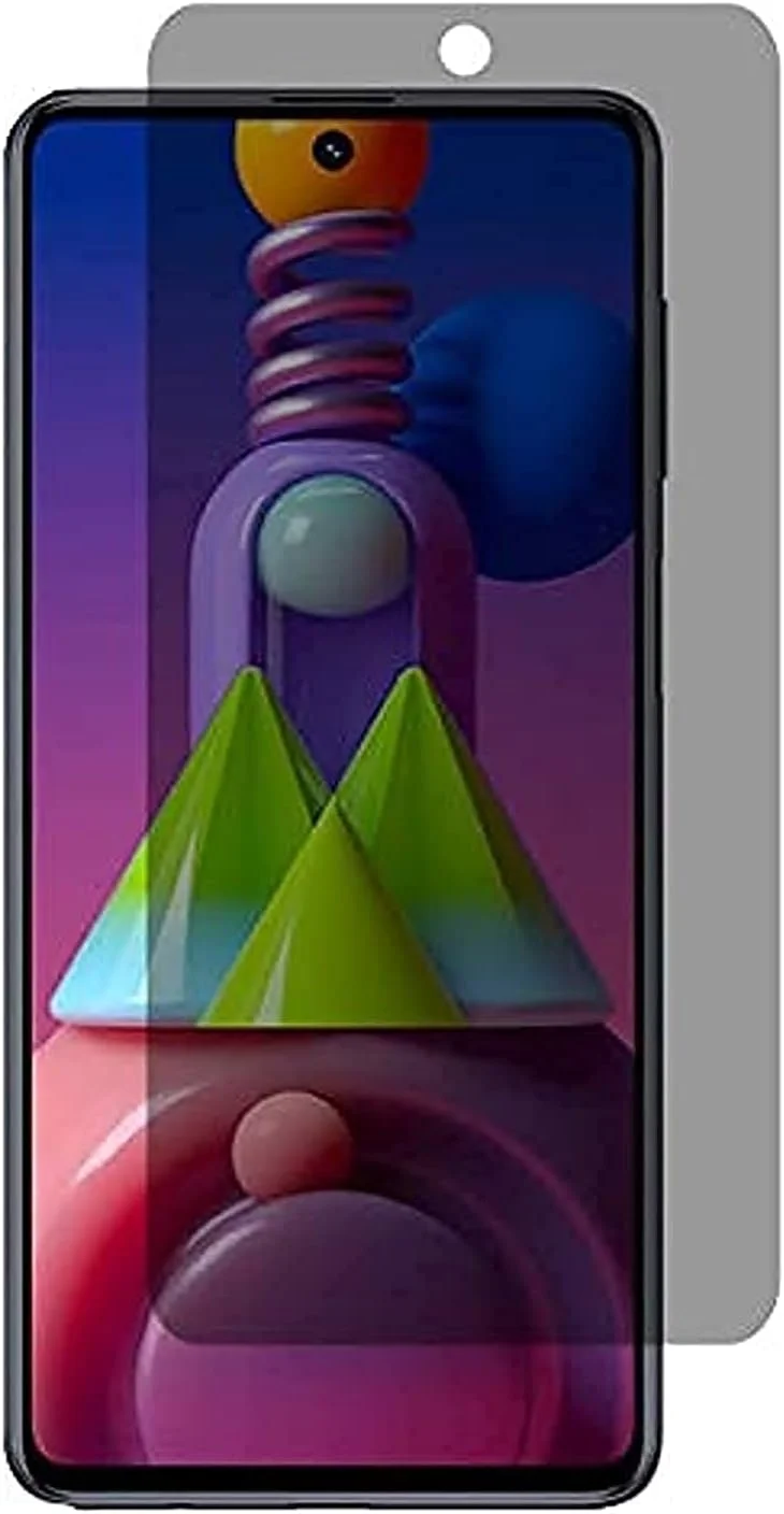 محافظ صفحه نمایش حریم خصوصی ضد تابش نور شیشه ای حرارتی سامسونگ گلکسی M51 الحتروشی [لمس سه بعدی] [سازگار با قاب] بدون حباب