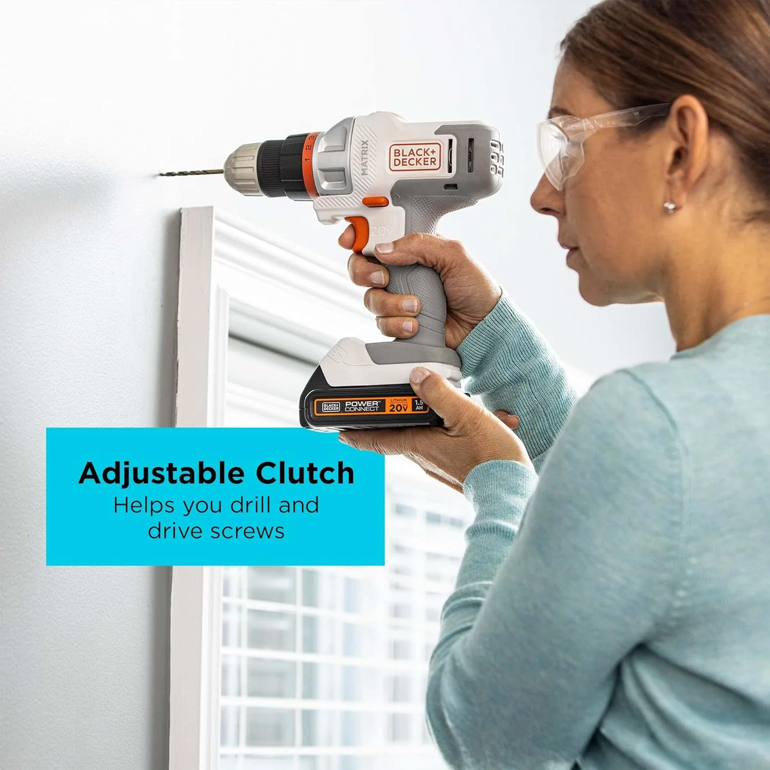 دریل کیت BLACK+DECKER MATRIX 20V MAX* به همراه جعبه نگهداری (BDCDMT120WCSTFF)