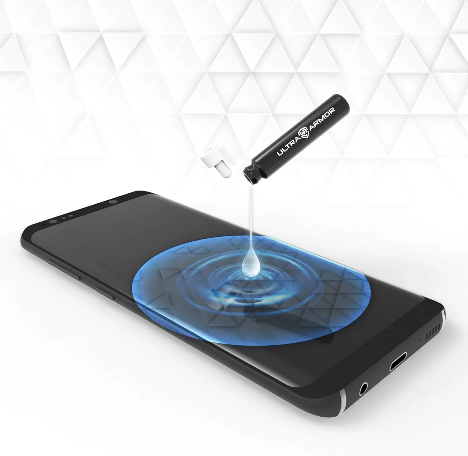 محافظ صفحه نمایش شیشه مایع Ultra Armor برای همه تلفن های هوشمند، تبلت ها و ساعت ها - محافظت نانو مقاوم در برابر خراش و ترک برای حداکثر 4 دستگاه - بطری محافظ صفحه نمایش شیشه مایع Ultra Armor برای همه تلفن های هوشمند، تبلت ها و ساعت ها - محافظت نانو مقاوم در برابر خراش و ترک برای حداکثر 4 دستگاه - بطری