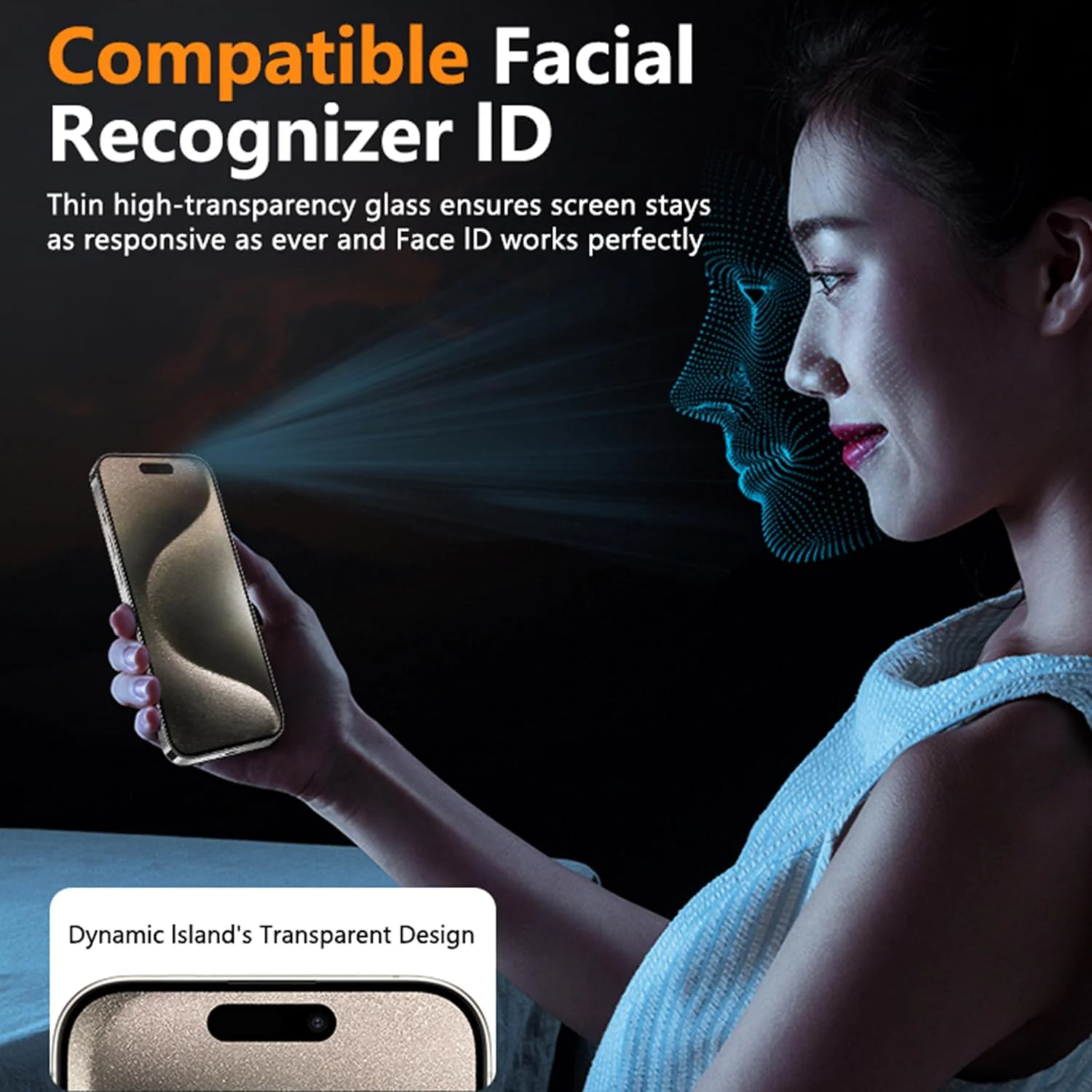 محافظ صفحه نمایش با کیفیت عالی ECO SHINE برای گوشی موبایل آیفون 16 پرو مکس، شیشه HD شفاف، مقاوم در برابر شکستگی و خراش، فیلم شیشه ای حرارت دیده 6.9 اینچی به همراه ابزار نصب آسان