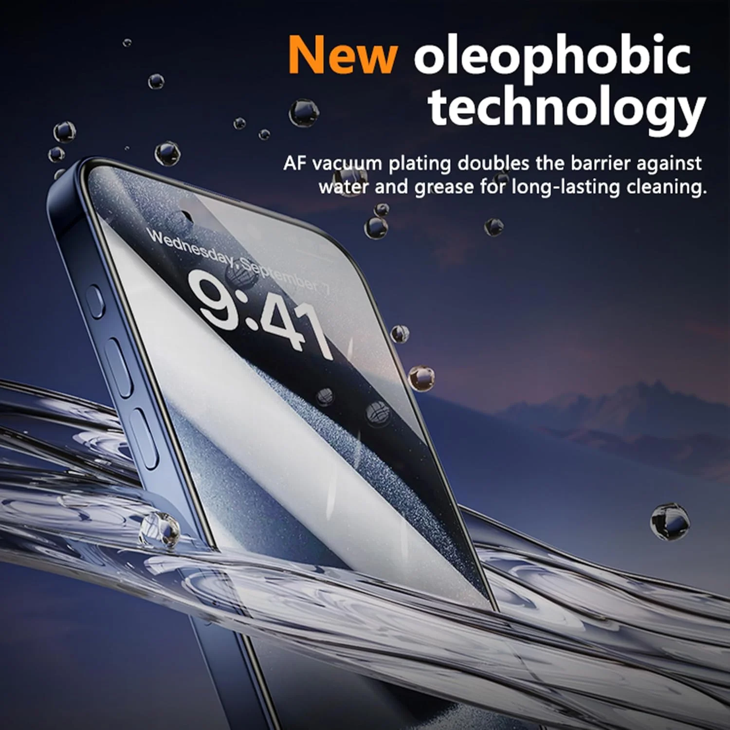 محافظ صفحه نمایش با کیفیت عالی ECO SHINE برای گوشی موبایل آیفون 16 پرو مکس، شیشه HD شفاف، مقاوم در برابر شکستگی و خراش، فیلم شیشه ای حرارت دیده 6.9 اینچی به همراه ابزار نصب آسان