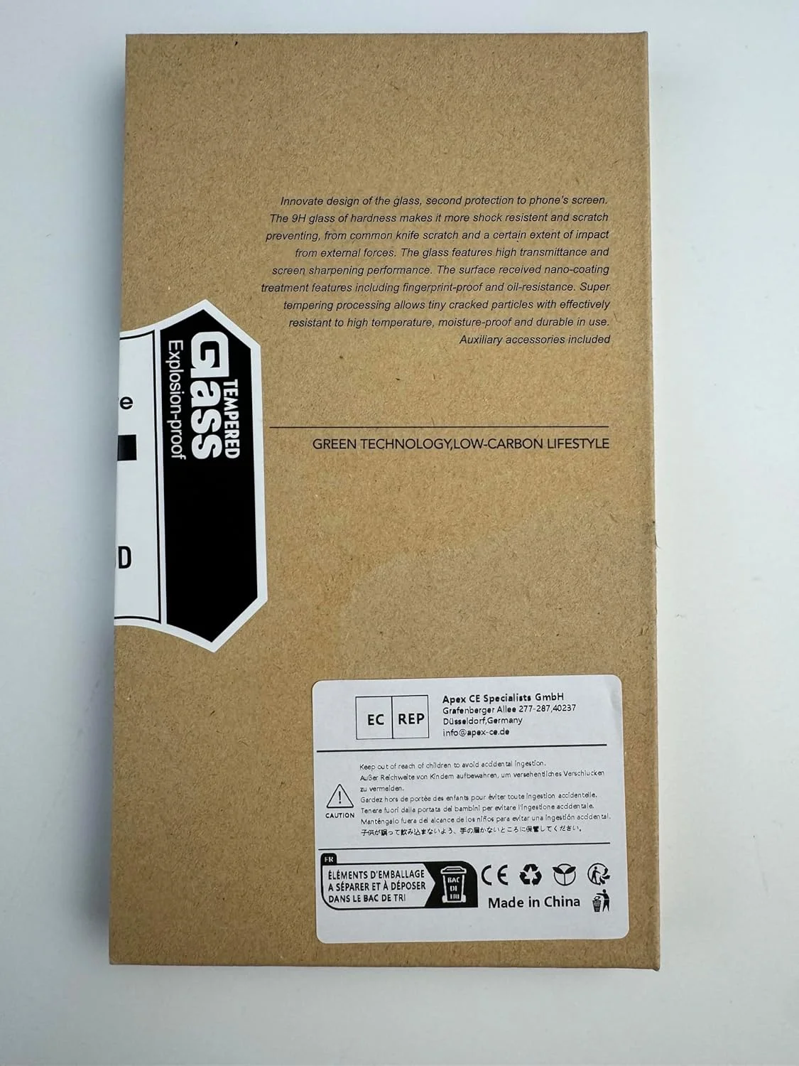 محافظ صفحه پشتی PaceBid برای آیفون 17 Air، شیشه حرارت دیده، [2 + 2 عدد] محافظ صفحه شیشه حرارت دیده پشتی + محافظ دوربین، فیلم HD با سختی 9H پوشش کامل محافظ شیشه ای پشت