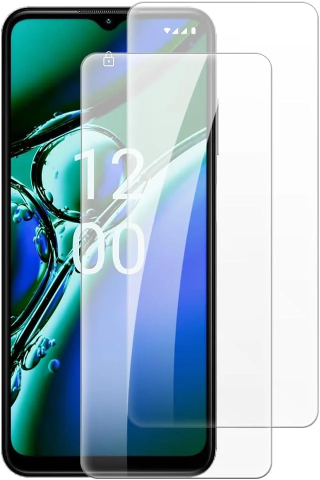 شاین تایم [بسته 2 عددی] محافظ صفحه نمایش شیشه ای حرارت دیده سازگار با نوکیا G42 5G (6.52 اینچ)، HD شفاف ضد خش بدون حباب، سازگار با قاب