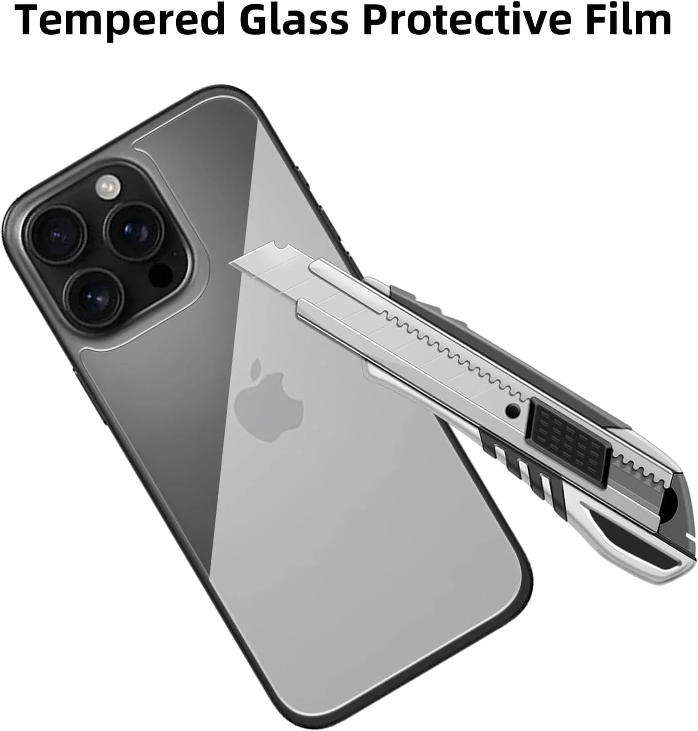 محافظ صفحه پشتی شیشه ای برای آیفون 16 پرو مکس، بسته 3 عددی شیشه حرارت دیده HD با سختی 9H، مقاوم در برابر خراش، پشتیبانی از شارژ مغناطیسی، فوق العاده نازک با لبه های گرد 2.5D (6.9 اینچ، شفاف)