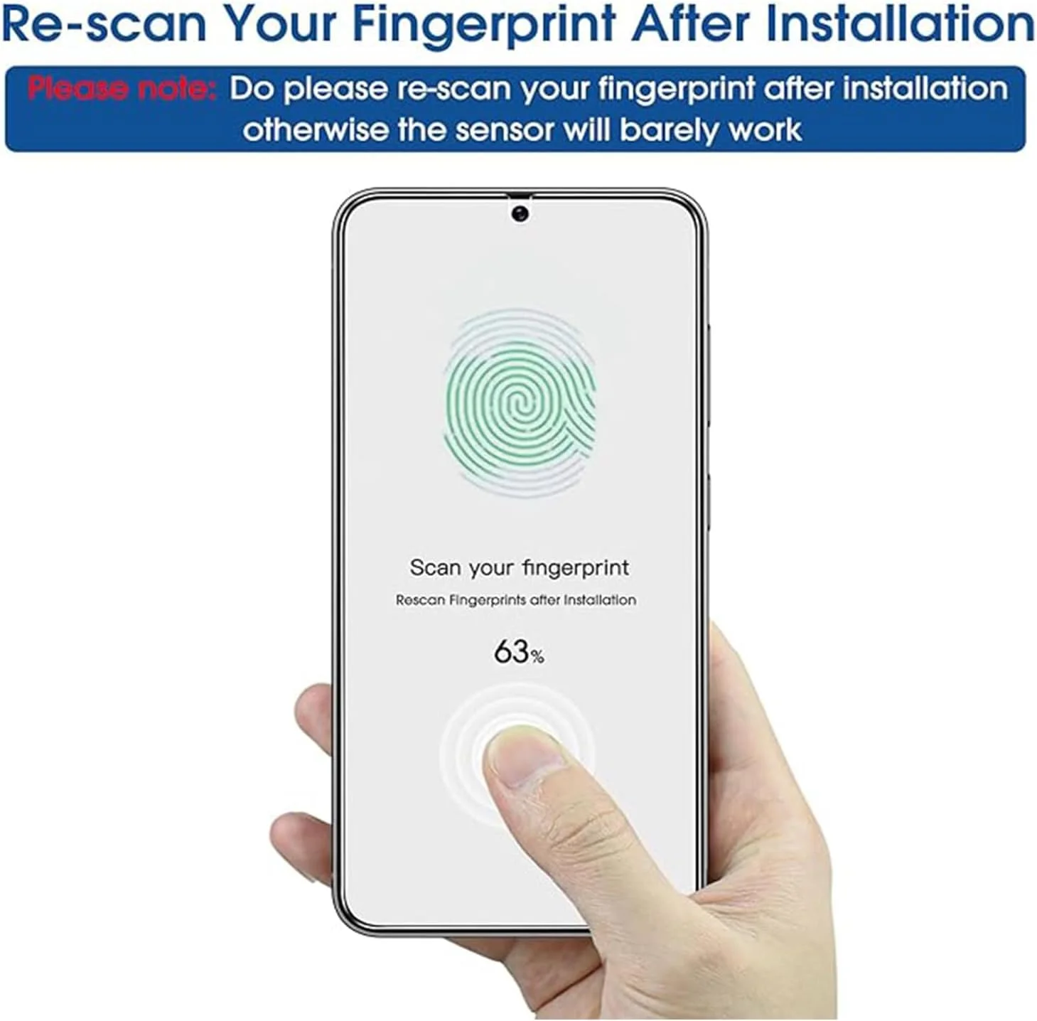 محافظ صفحه نمایش شیشه ای حرارت دیده amFilm مدل OneTouch [بسته 2+2 عددی] برای گوشی سامسونگ گلکسی S23 5G با صفحه نمایش 6.1 اینچی به همراه محافظ لنز دوربین، سختی 9H، نصب آسان و بدون حباب.