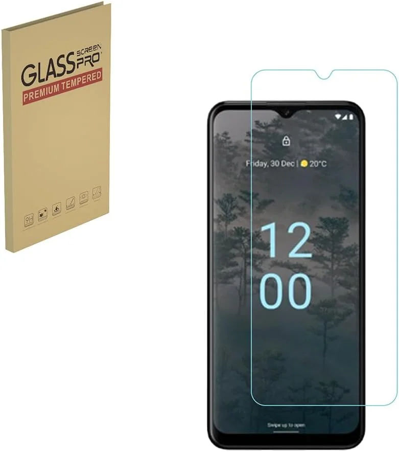 محافظ صفحه نمایش HYGMOCC برای نوکیا G60، فیلم محافظ شیشه ای حرارت دیده HD، سختی 9H، نصب آسان، ضد خش، بدون حباب (1 عدد)