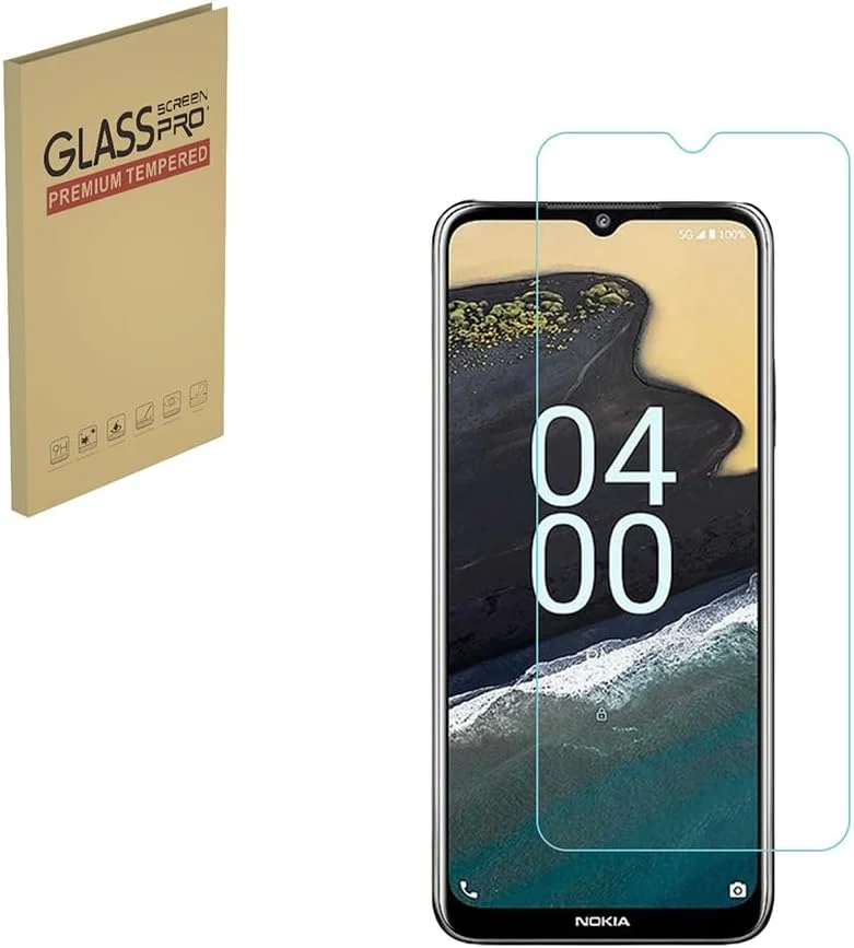 محافظ صفحه نمایش HYGMOCC برای نوکیا G400، فیلم محافظ شیشه ای حرارت دیده، وضوح HD، سختی 9H، نصب آسان، ضد خش، بدون حباب (1 عدد)