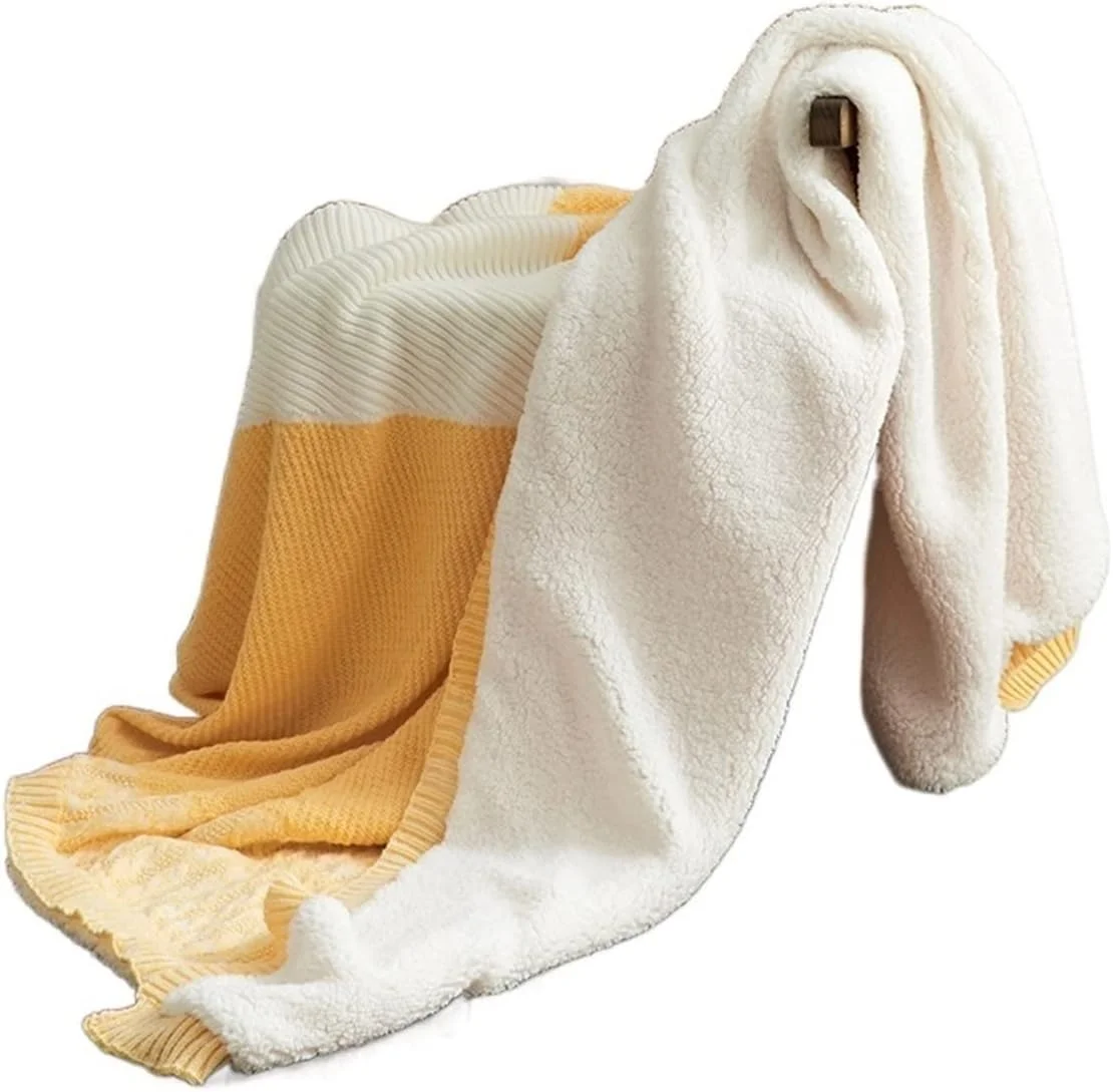 پتوهای WMGSDWB طرح چهارخانه شیک، پتوی زمستانی گرم، تنفسی، ضخیم و نرم، رو تختی تزئینی و لحاف