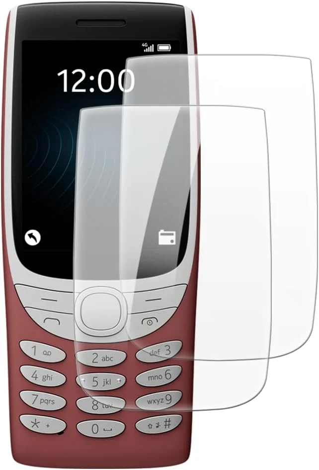 محافظ صفحه نمایش شیشه ای حرارت دیده شانتایم [2 عددی] سازگار با نوکیا 8210 4G (2.8 اینچ)، HD شفاف ضد خش بدون حباب، سازگار با قاب