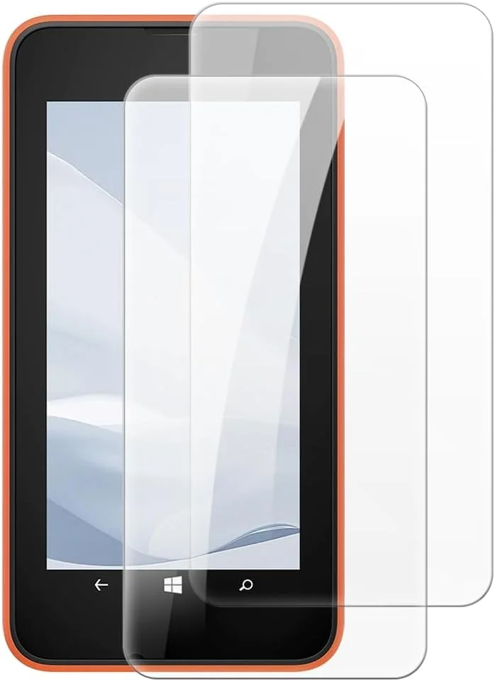 محافظ صفحه نمایش شیشه ای حرارت دیده شانتایم [2 عدد] سازگار با نوکیا لومیا 530 (4 اینچ)، HD شفاف ضد خش بدون حباب، سازگار با قاب
