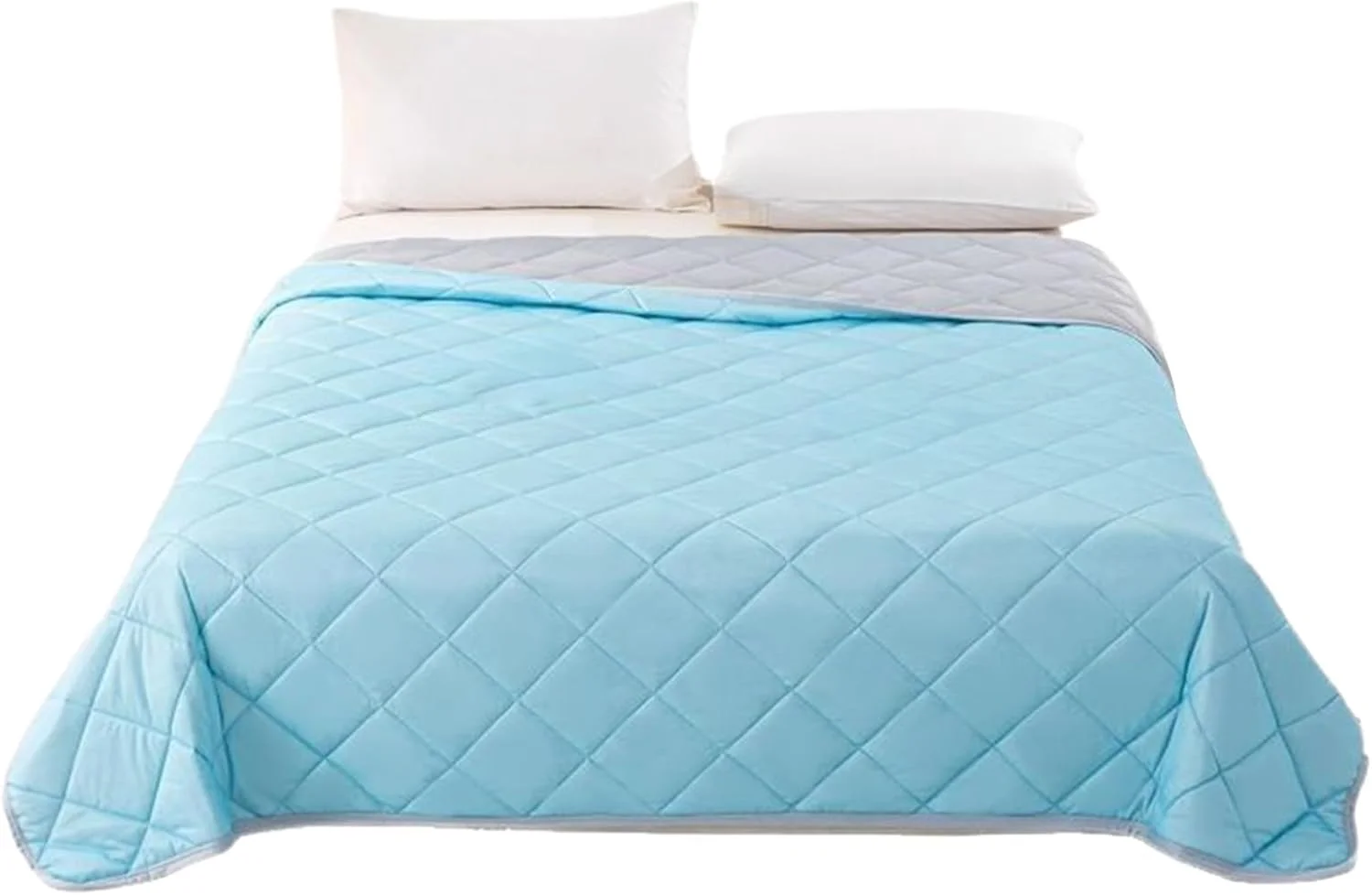 پتوی تابستانی - پتوی خنک کننده تابستانی تنفسی برای مبل، ملزومات رختخواب دو طرفه برای خنک نگه داشتن بدن برای خواب شبانه در اتاق خواب، تعریق شبانه و هوای گرم