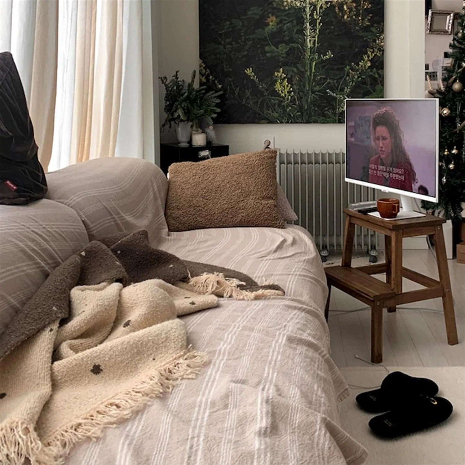 پتو WMGSDWB، پتو نخی دو بافت، پتو تختخوابی گازی شیک، منگوله دار، چند منظوره، مسافرتی، پتو پرتابی تنفسی