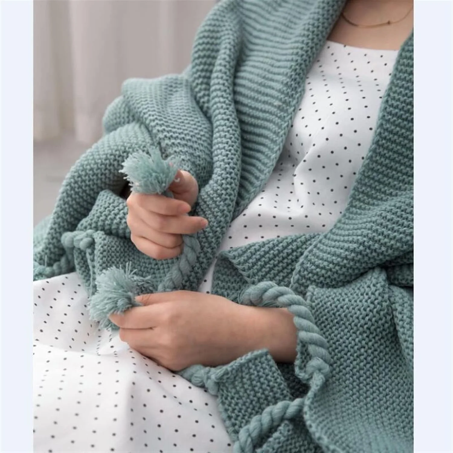 WMGSDWB Blankets Knitted All Season Home Bed Comforter Blanket Women Furniture Covering(Dark blue) WMGSDWB Blankets Knitted All Season Home Bed Comforter Blanket Women Furniture Covering(Dark blue)