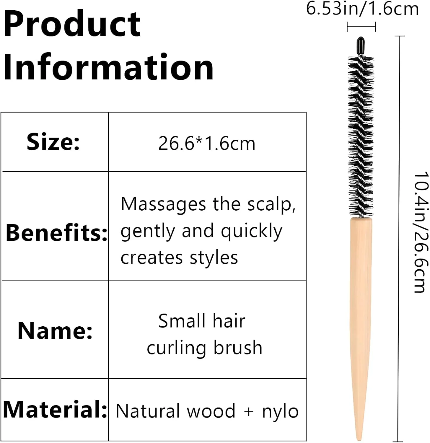 برس حالت دهنده مو گرد کوچک Jaasuee - شانه کوئیف غلتکی مینی برای آرایشگری - برس سالنی سبک وزن برای موهای نازک، موهای کوتاه، چتری، ریش، فر کردن و حالت دادن برس حالت دهنده مو گرد کوچک Jaasuee - شانه کوئیف غلتکی مینی برای آرایشگری - برس سالنی سبک وزن برای موهای نازک، موهای کوتاه، چتری، ریش، فر کردن و حالت دادن