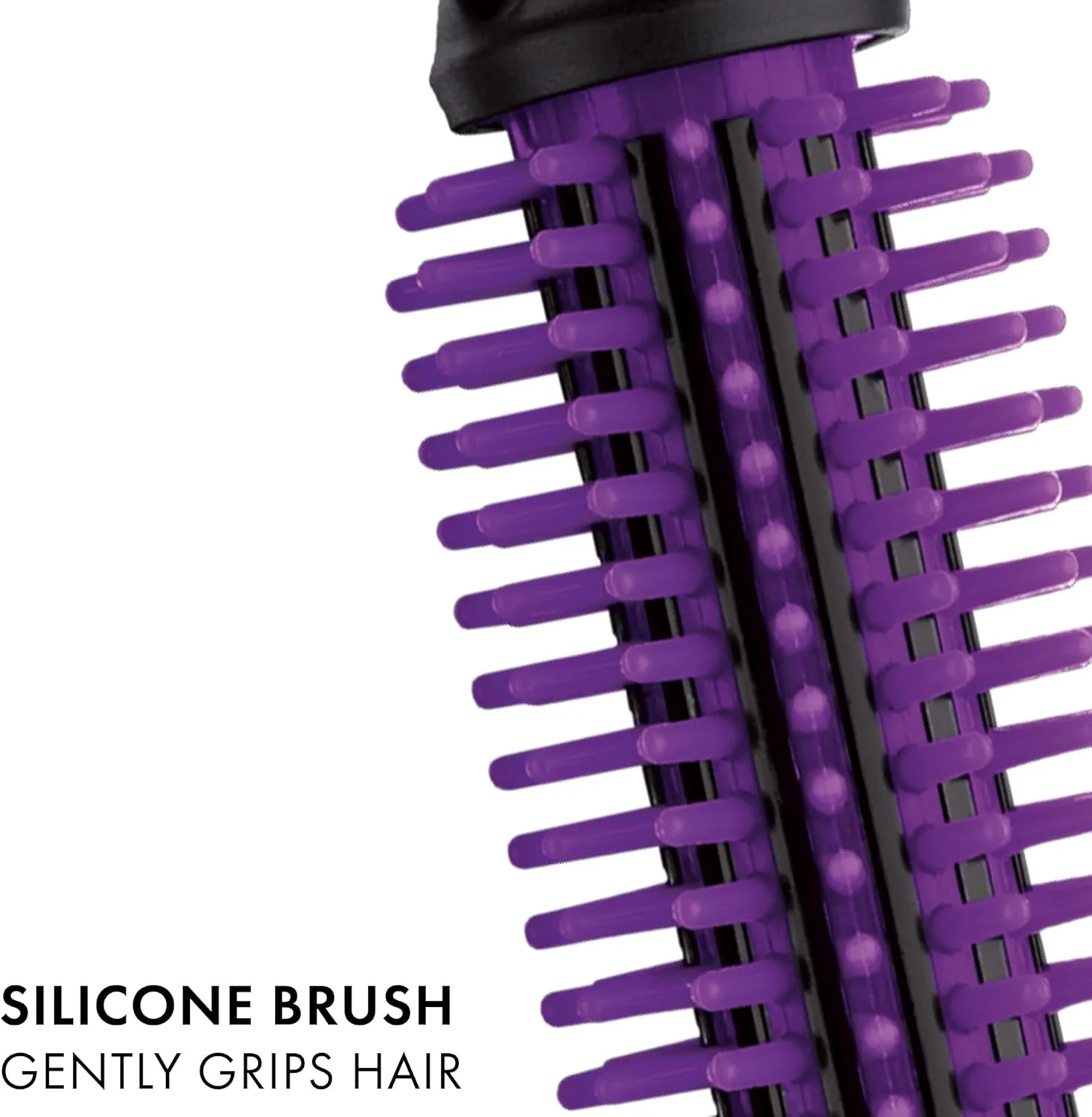 برس حالت دهنده موی سیلیکونی حرارتی هات تولز پرو آرتیست | کمک به ایجاد حجم و پرپشتی (1 اینچ)، 1146