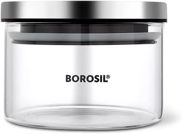 شیشه کلاسیک بوروسیل با درب استیل | ظرف شیشه ای شفاف برای نگهداری مواد غذایی در انبار | ظرف دربسته برای مواد غذایی خشک، ادویه جات، میوه های خشک، قهوه، چای، حبوبات و موارد دیگر 300 میلی لیتر، شفاف شیشه کلاسیک بوروسیل با درب استیل | ظرف شیشه ای شفاف برای نگهداری مواد غذایی در انبار | ظرف دربسته برای مواد غذایی خشک، ادویه جات، میوه های خشک، قهوه، چای، حبوبات و موارد دیگر 300 میلی لیتر، شفاف
