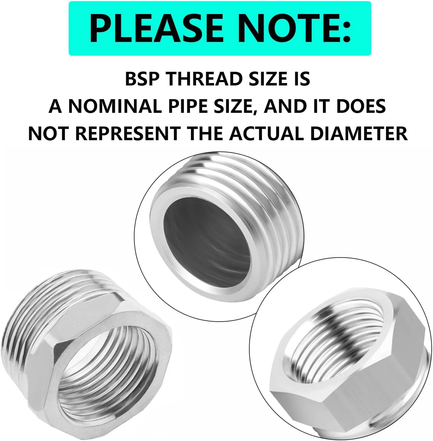 اتصال لوله نر 3/4 اینچ BSP به مادگی 1/2 اینچ BSP مدل QZKJQDD اتصال لوله نر 3/4 اینچ BSP به مادگی 1/2 اینچ BSP مدل QZKJQDD