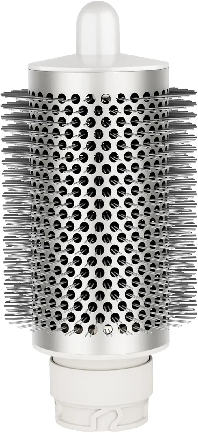 سری برس گرد بزرگ PUREGUST برای سشوار Shark FlexStyle، برس حالت دهنده حجیم کننده گرد بیضی شکل بزرگتر جامبو برای موهای صاف، موج دار، فر و مجعد، نقره ای