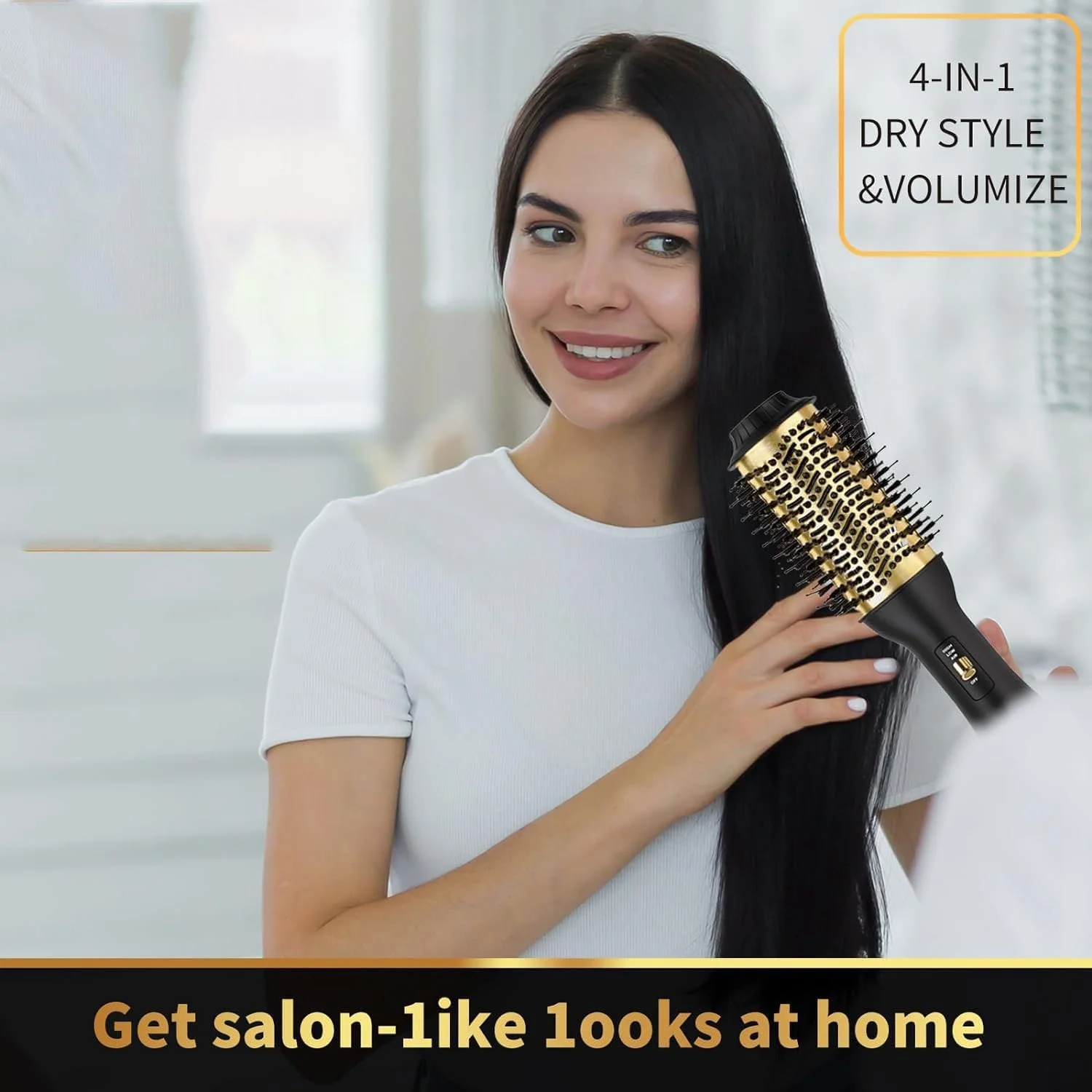 برس سشوار حرفه ای مو، برس سشوار یونی یکپارچه، برس هوای گرم سالنی حرفه ای، حالت دهنده سرامیکی مو، سشوار و حالت دهنده 4 در 1 با بدنه بیضی شکل، برای انواع مو برس سشوار حرفه ای مو، برس سشوار یونی یکپارچه، برس هوای گرم سالنی حرفه ای، حالت دهنده سرامیکی مو، سشوار و حالت دهنده 4 در 1 با بدنه بیضی شکل، برای انواع مو