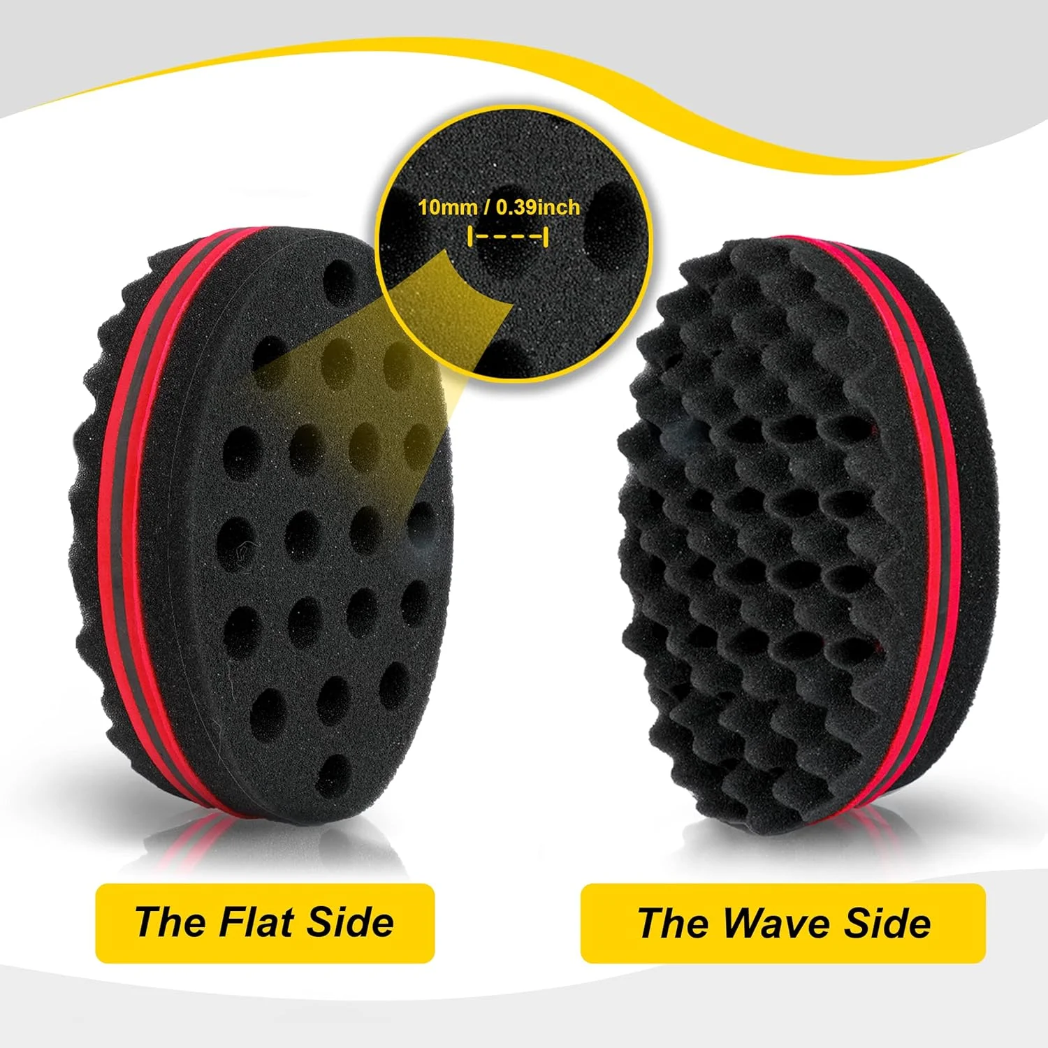 ست اسفنج فر کننده مو سلآلو به همراه دستکش، شانه فلزی و شانه پیچ مو برای آقایان و بانوان