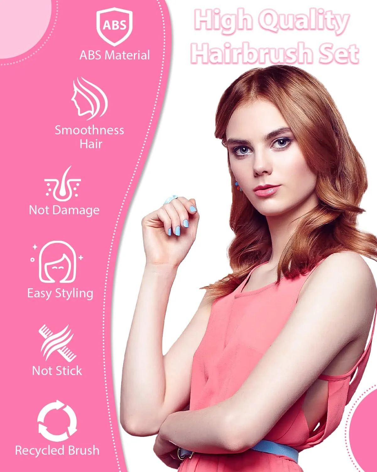 ست برس موی Samnyte برای حالت دادن به مو، برس لبه مو، شانه مو 3 عددی، شانه دم موشی برای جدا کردن مو، شانه پوش دهنده برای حجم دادن به مو، برس لبه برای حالت دادن به موهای مشکی ست برس موی Samnyte برای حالت دادن به مو، برس لبه مو، شانه مو 3 عددی، شانه دم موشی برای جدا کردن مو، شانه پوش دهنده برای حجم دادن به مو، برس لبه برای حالت دادن به موهای مشکی