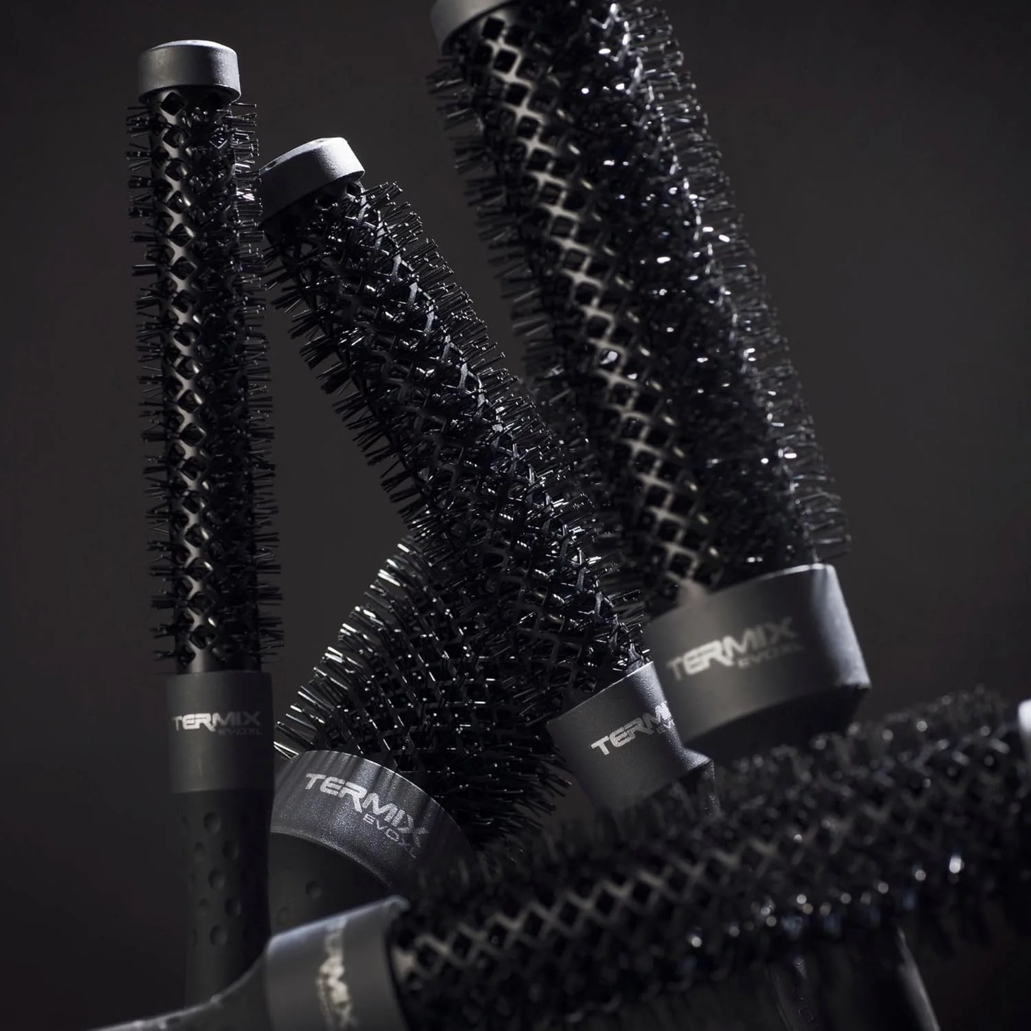 برس گرد مو ترمیکس Evolution XL، قطر 43 میلی متر، 3 سانتی متر بلندتر - برس مو با الیاف یونیزه و 25% سطح بیشتر برای خشک شدن سریعتر، B-4096