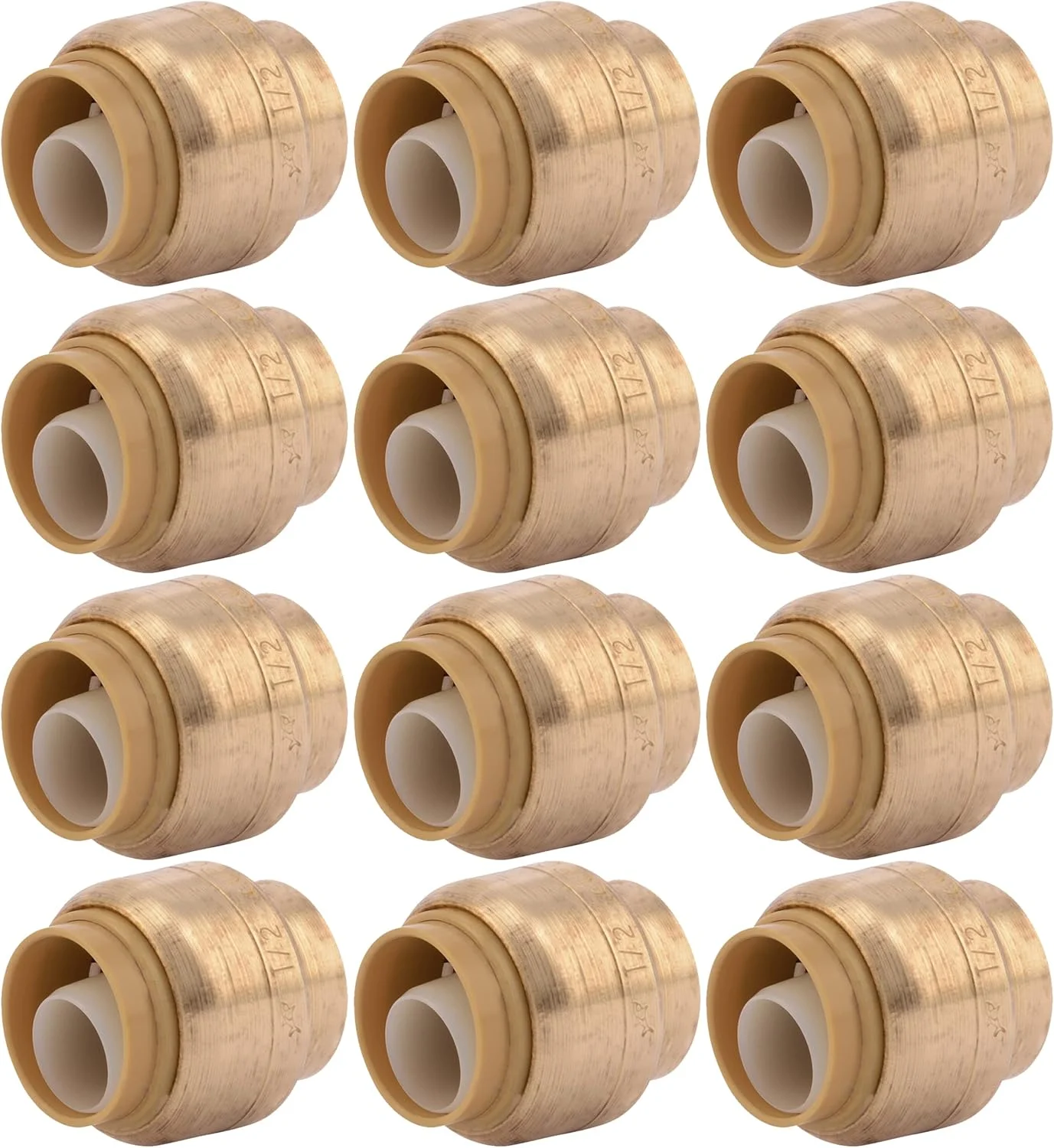 درپوش انتهایی SharkBite U514LF سایز 1/2 اینچ، بسته 12 عددی