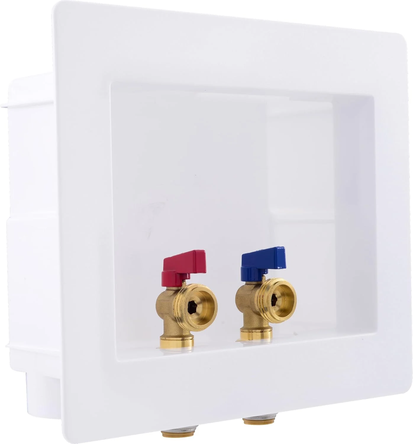 جعبه خروجی ماشین لباسشویی SharkBite سایز 1/2 اینچ در 3/4 اینچ MHT، اتصالات لوله کشی برنجی فشاری، لوله PEX، مس، CPVC، مدل 24763