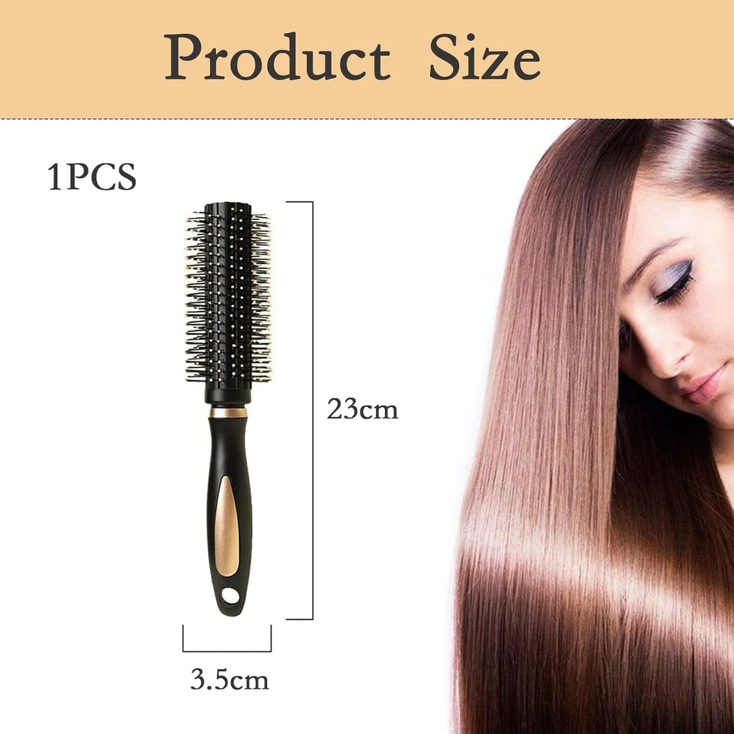 برس مو گرد YSFVNP، برس فر کننده، برس حالت دهنده مو، برس موی شعاعی برای ابزارهای حالت دهی، ابزارهای حالت دهی مو برای ایجاد و صاف کردن موهای مجعد یا موج دار