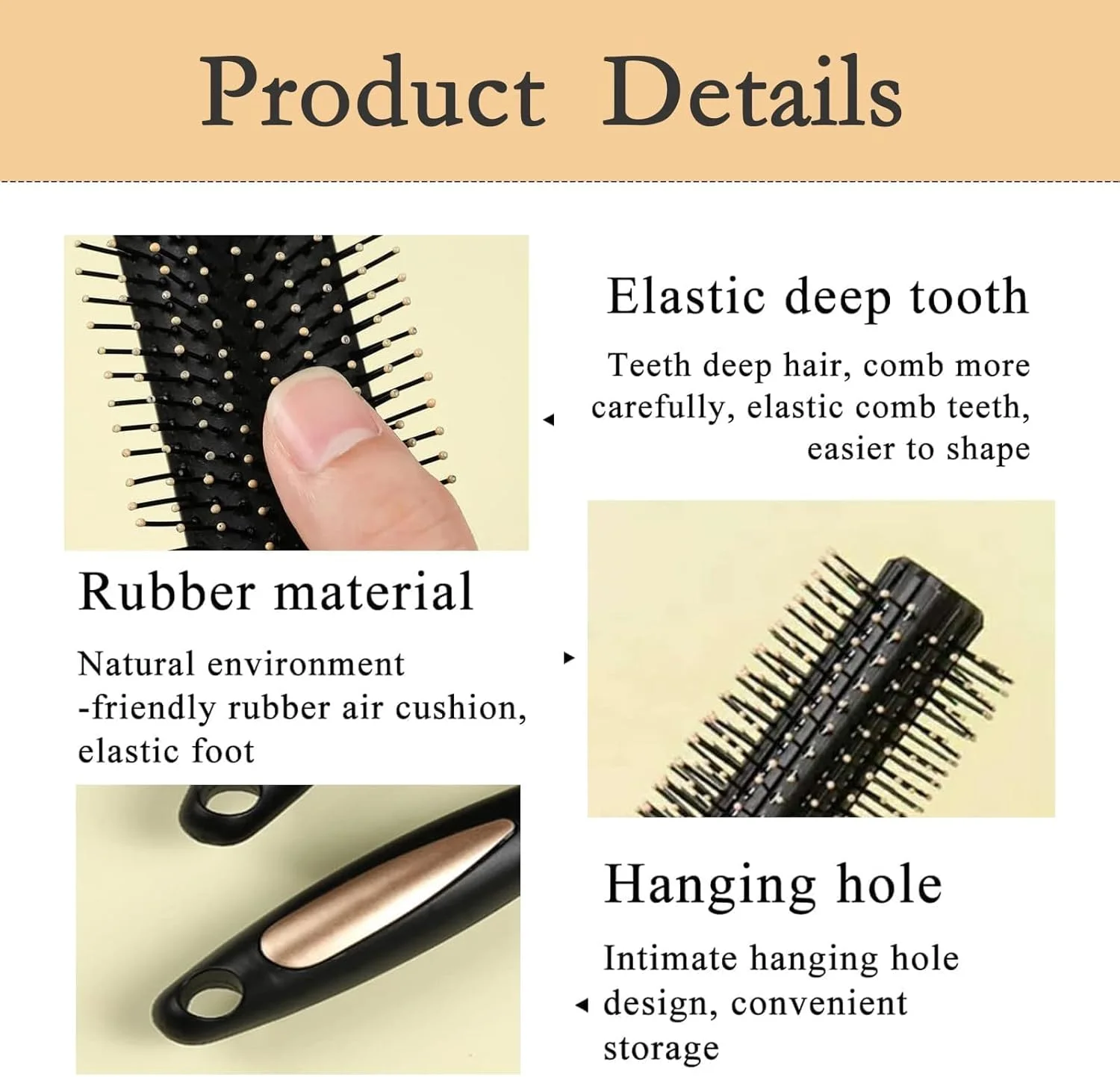 برس مو گرد YSFVNP، برس فر کننده، برس حالت دهنده مو، برس موی شعاعی برای ابزارهای حالت دهی، ابزارهای حالت دهی مو برای ایجاد و صاف کردن موهای مجعد یا موج دار